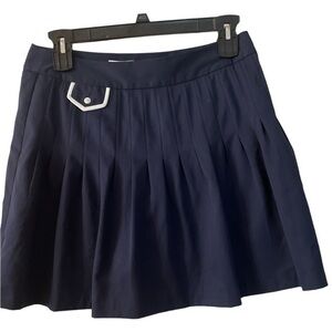 New with tags Lilly’s of Beverly Hills navy tennis athletic mini skort size 10